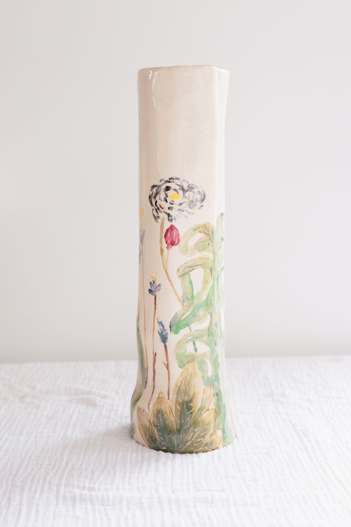 1/1 Poppy Flowers Vase