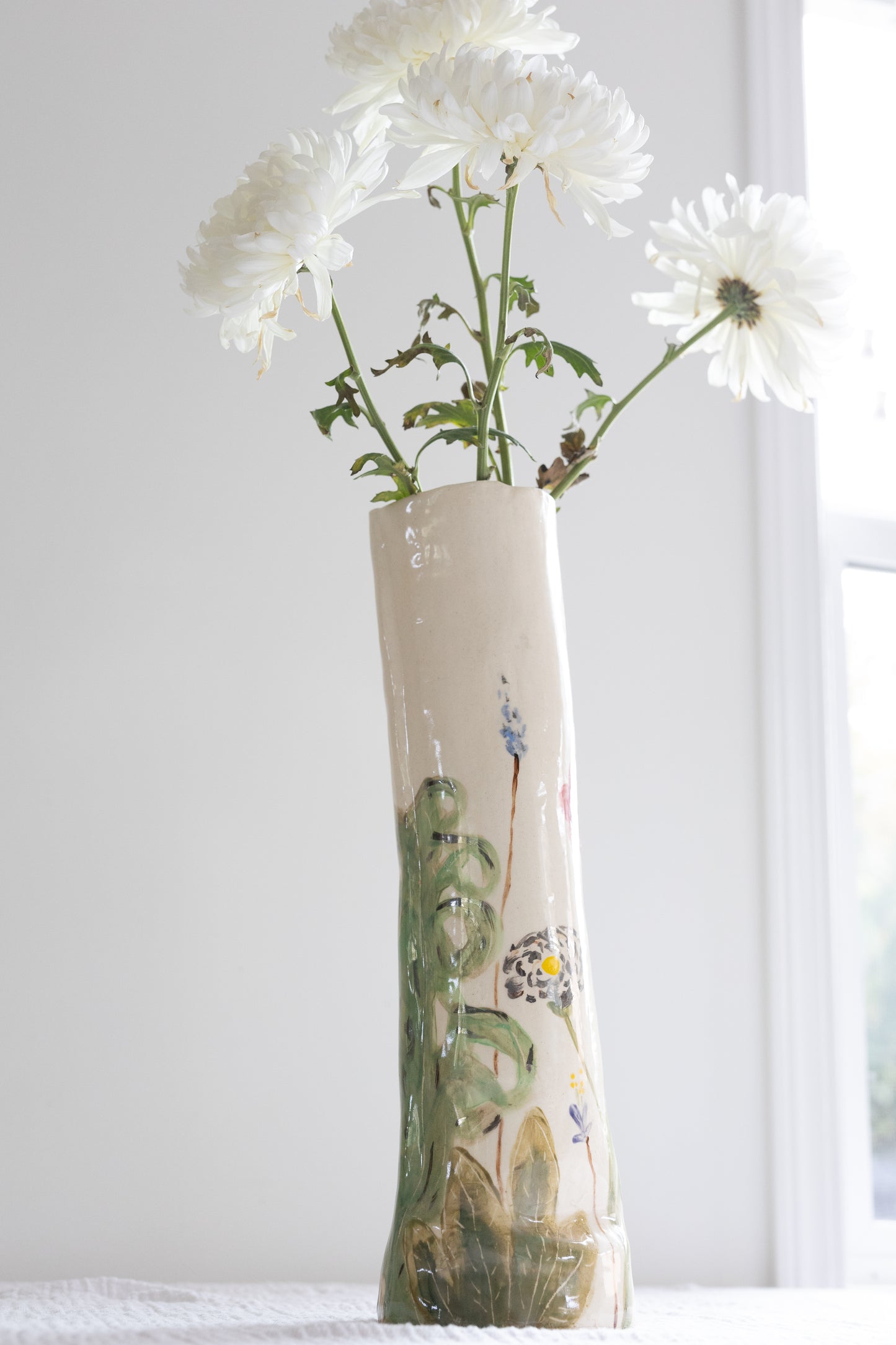 1/1 Poppy Flowers Vase