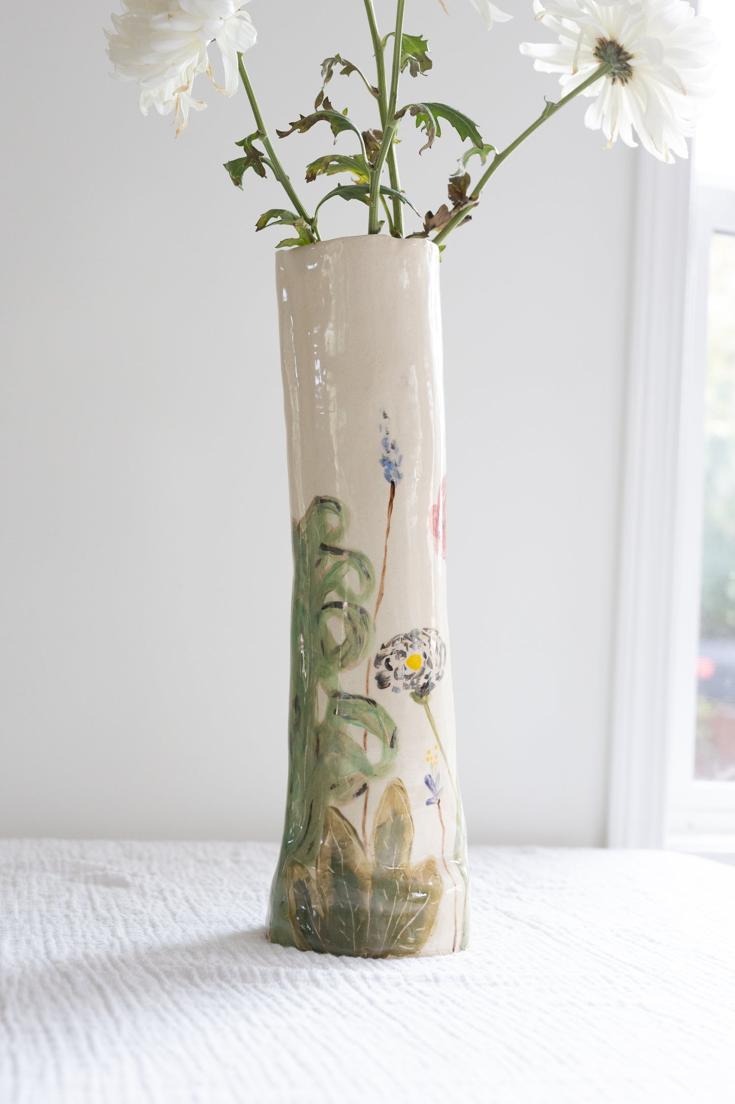 1/1 Poppy Flowers Vase