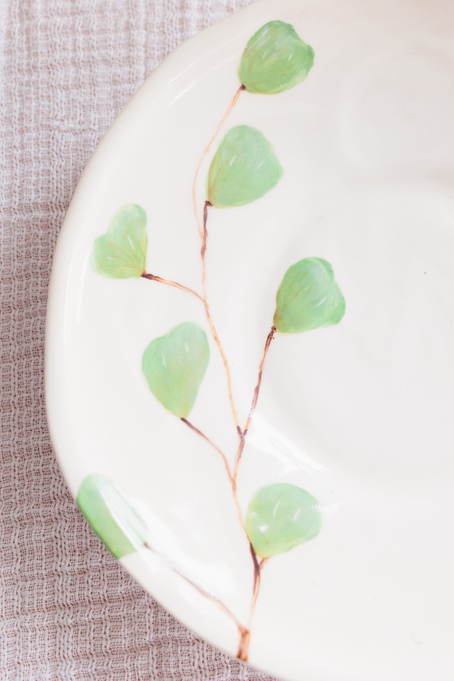 Eucalyptus Dessert Plate