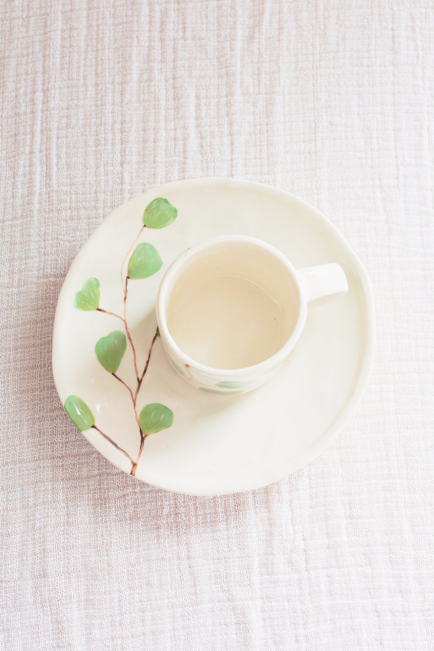 Eucalyptus Dessert Plate