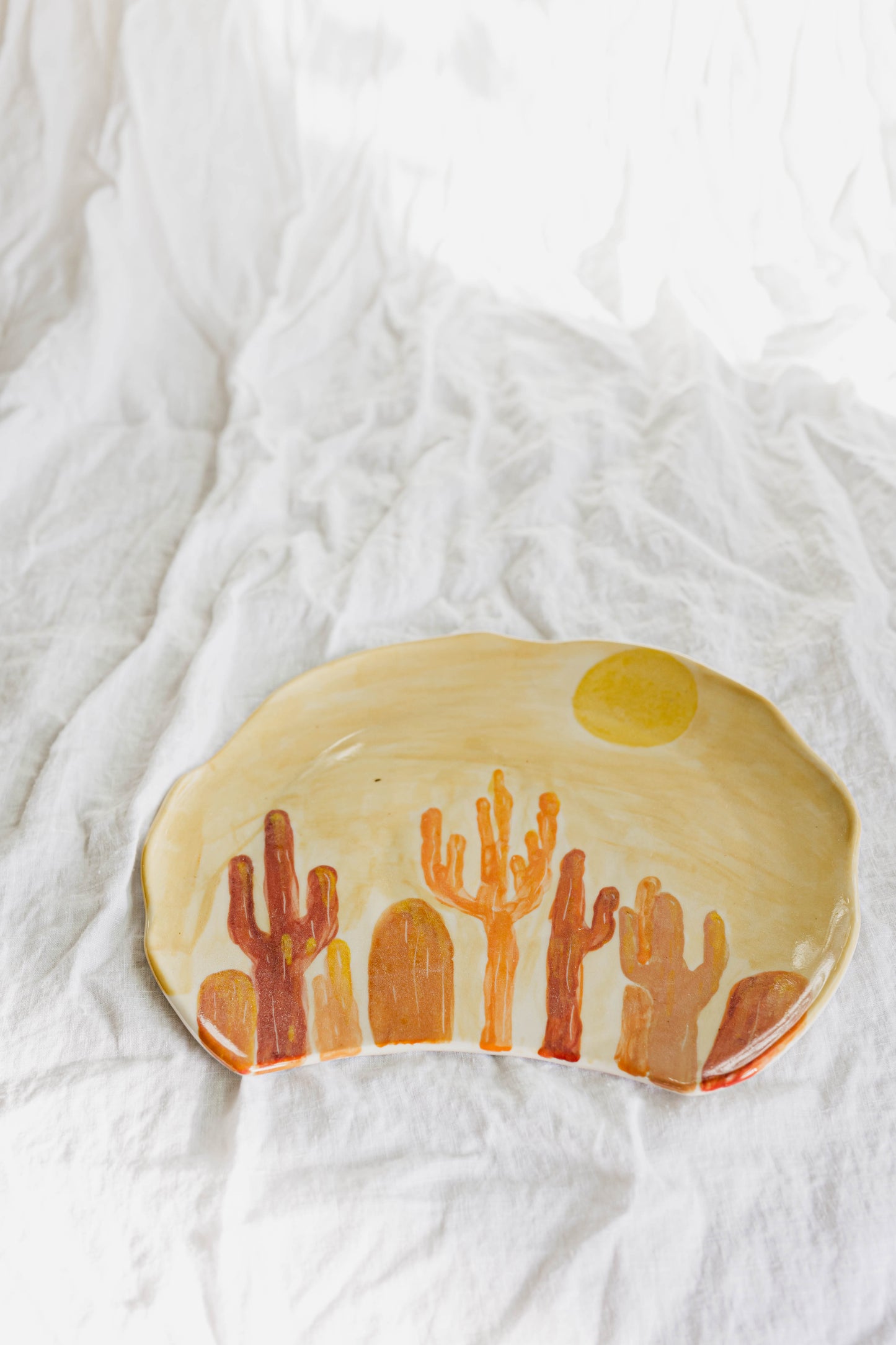 Desert Vibes Decorative Plate