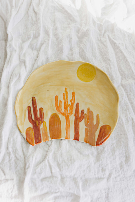 Desert Vibes Decorative Plate