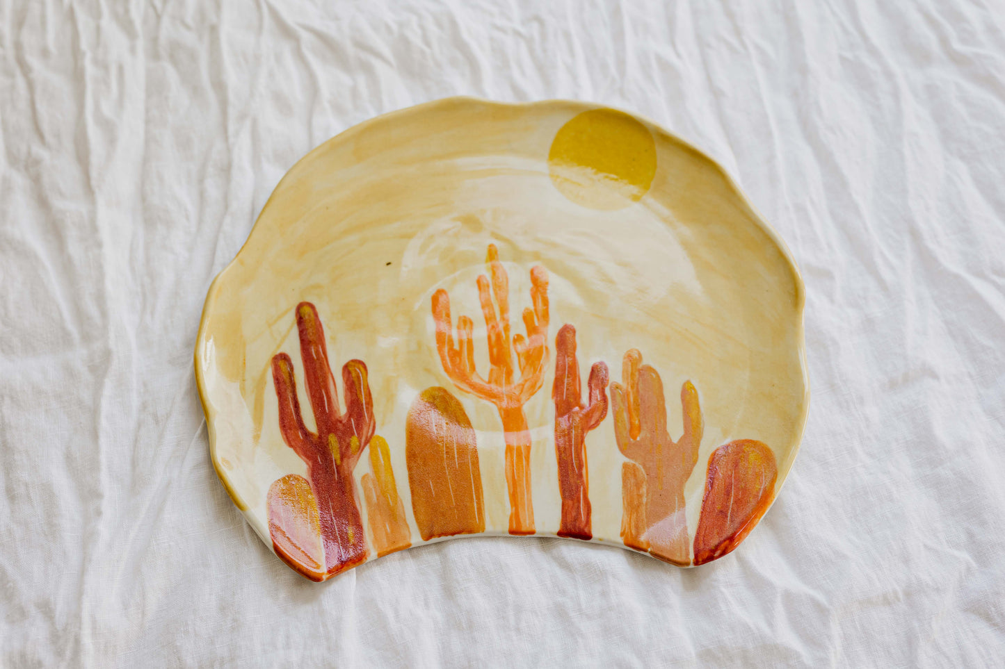 Desert Vibes Decorative Plate